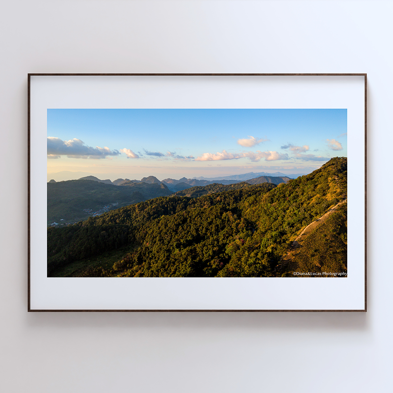 THE ONE - AERIAL PRINTS - "Morning on the Hills" - LIMITED EDITION 5 of 5