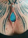 Labradorite copper necklace