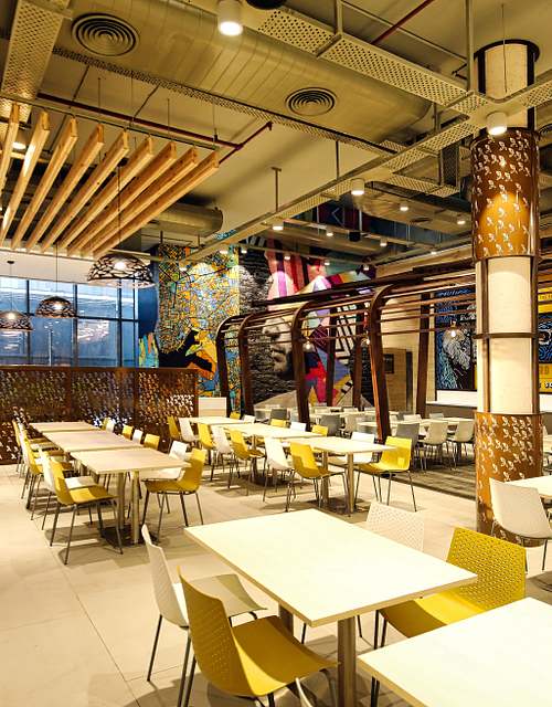 OXYGEN BUSINESS PARK CAFE INTERIORS PHOTOGRAPHY