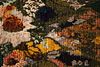 amongst the flowers: woven pillow