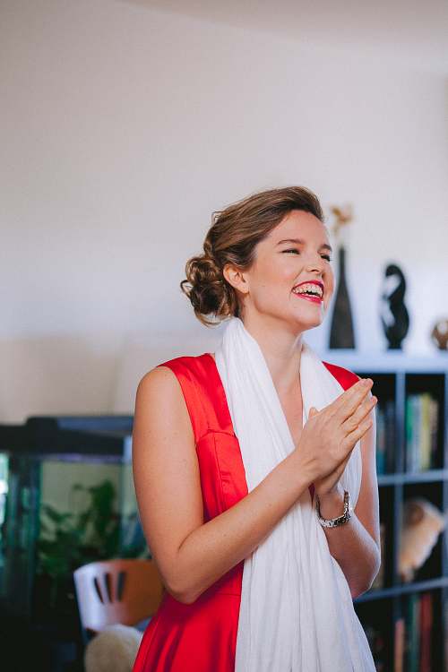 Bride Getting Ready