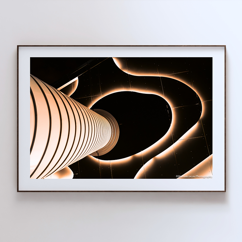 COLLECTION - URBAN GEOMETRY HORIZONTAL - "Organic Curves" - LIMITED EDITION 10 of 10