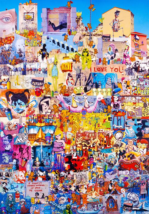 Entdecke die Welt als Collage