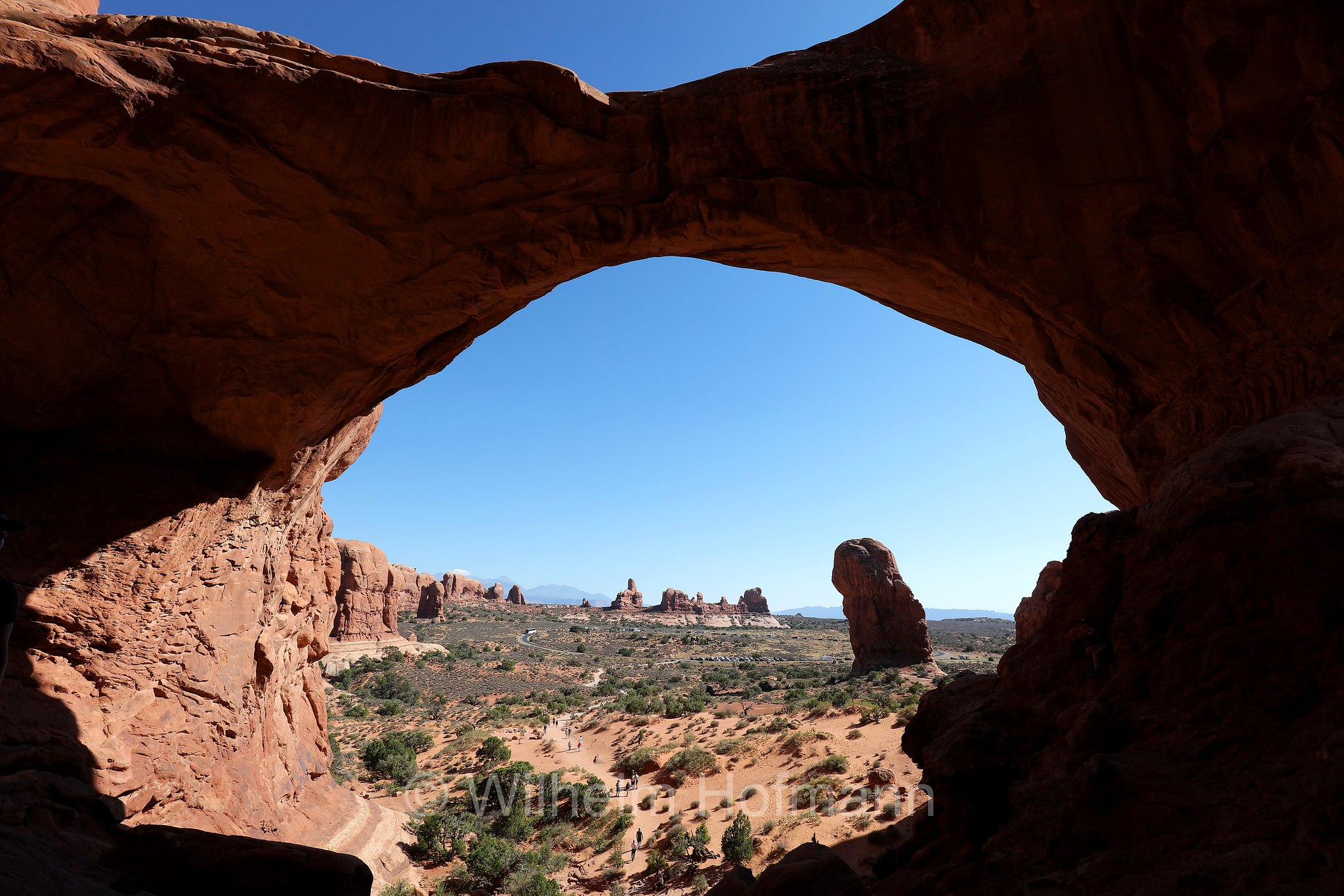 Double Arch, Arches National Park, Arches-Nationalpark, Parco nazionale degli Arches, Utah, USA