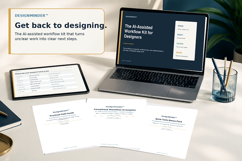 DesignMinder™: The AI-Assisted Workflow Kit for Designers