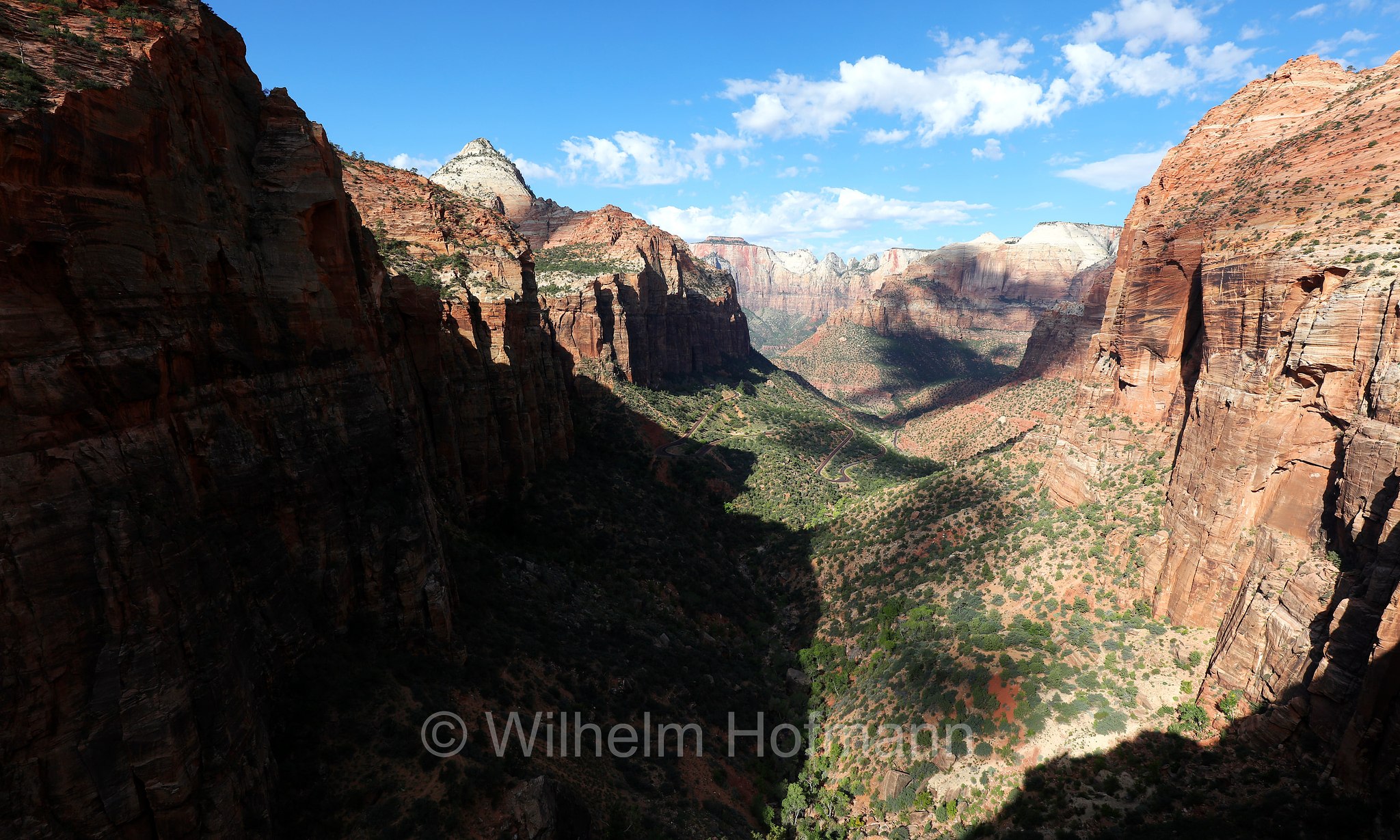 Pine Creek Canyon Overlook, Zion National Park, Zion-Nationalpark, Parco nazionale di Zion, Utah, USA
