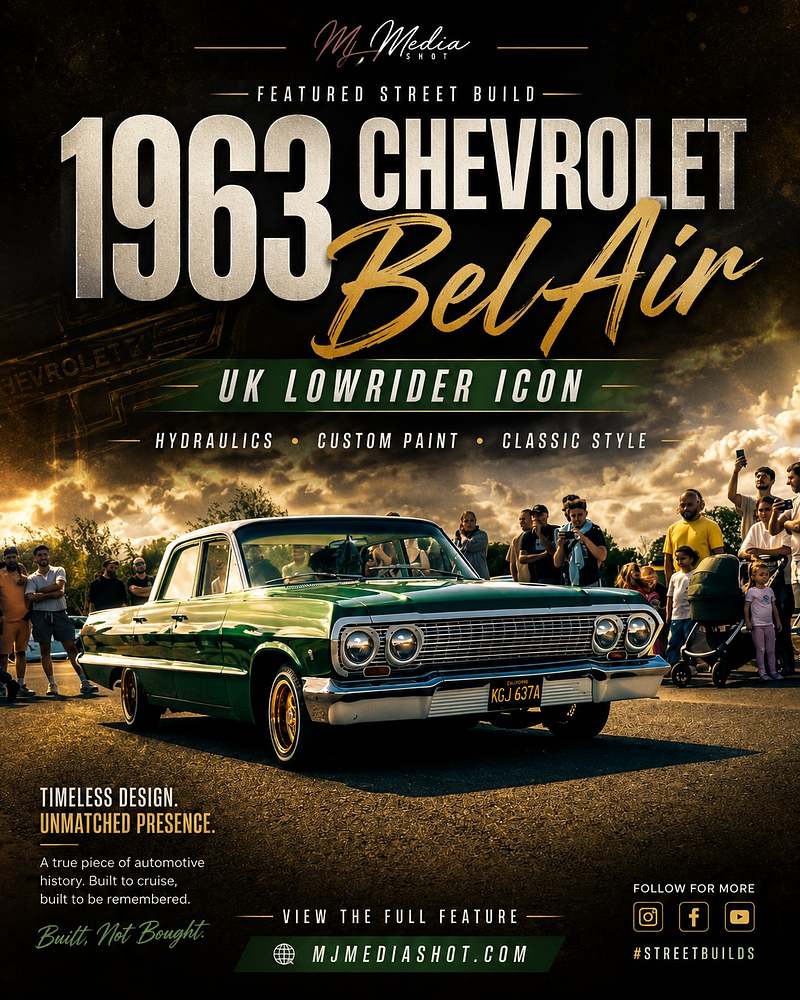 1963 Chevrolet Bel Air Lowrider – A UK Lowrider Icon