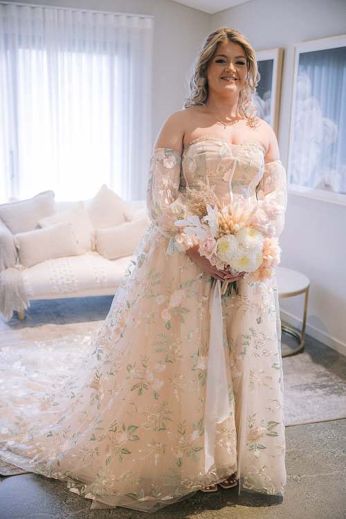 Bride Getting Ready