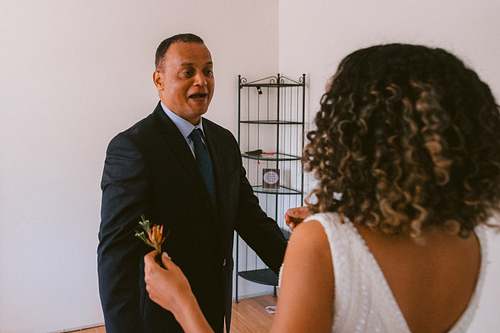 Bride Getting Ready