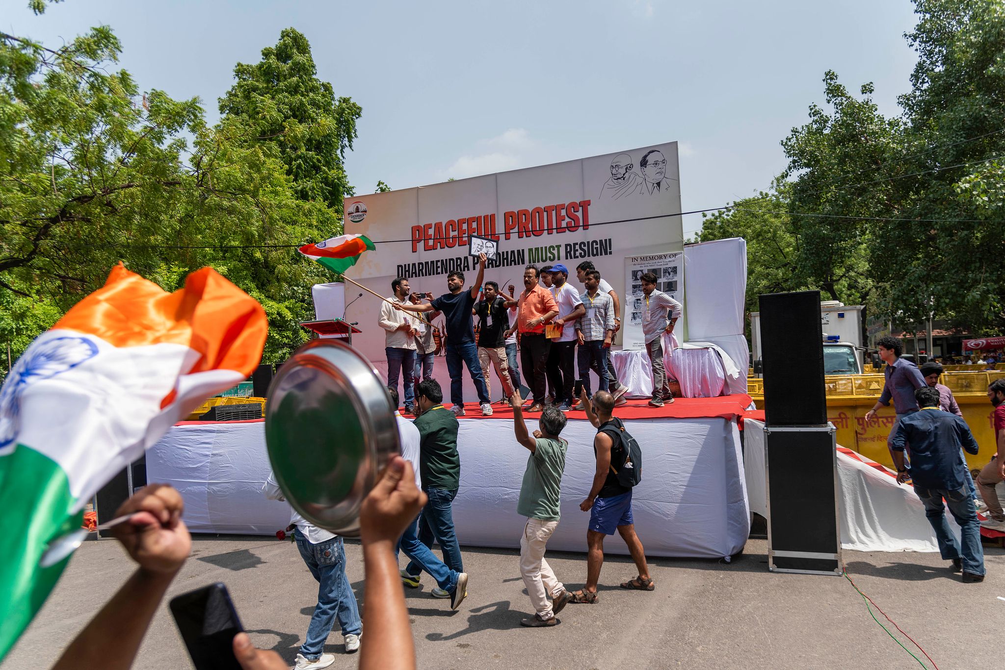Cockroach Janta Party (CJP) protest in Delhi