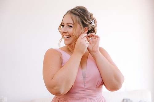 Bride Getting Ready