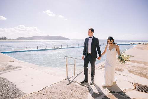 Wedding Photo at Palm Beach Whale Beach