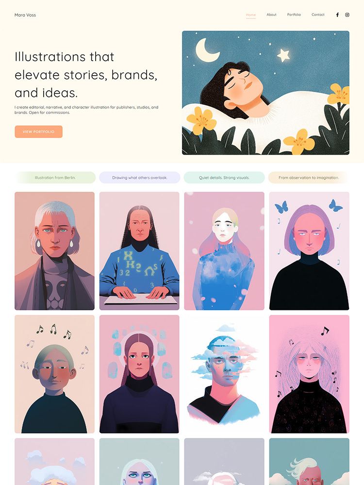 Luma &mdash; Pixpa website template