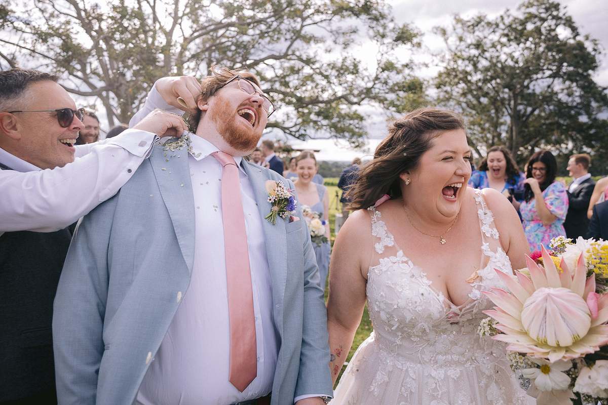 Wedding Ceremony at Bimbadgen Palmers Lane