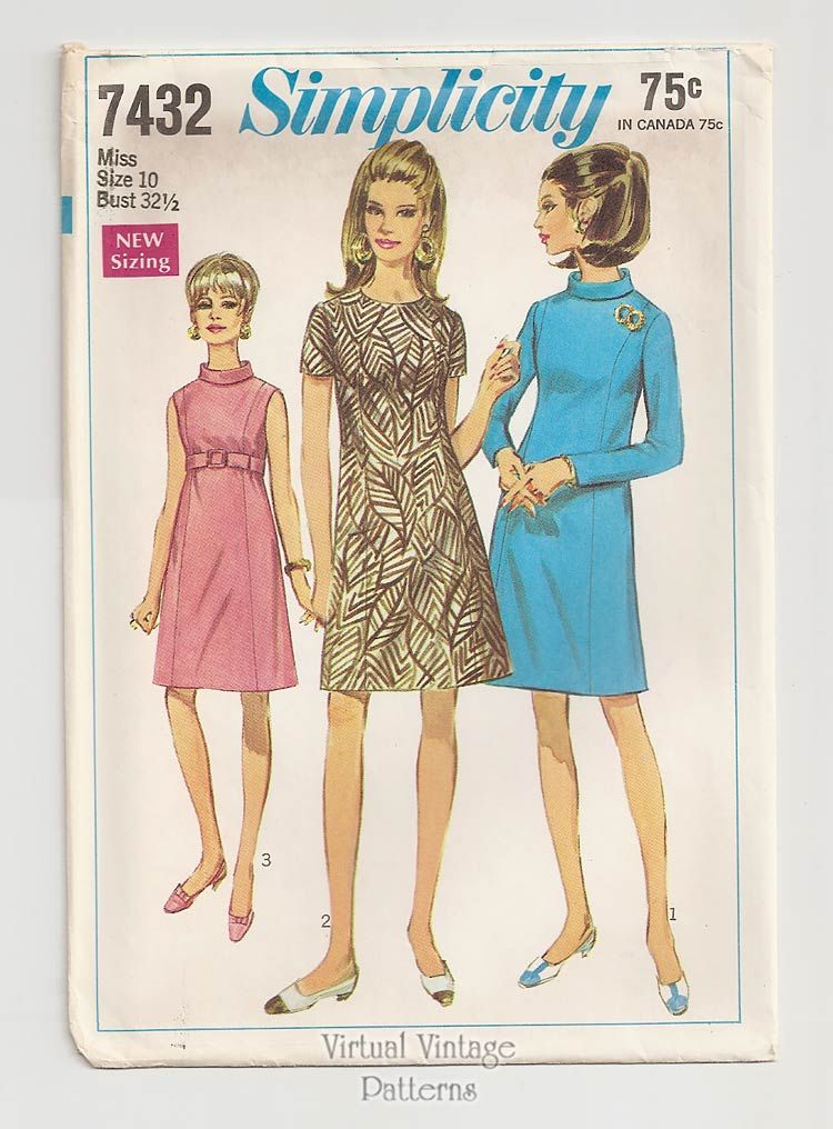 simplicity a line dress pattern Simplicity 1606 Misses and Petite Dress