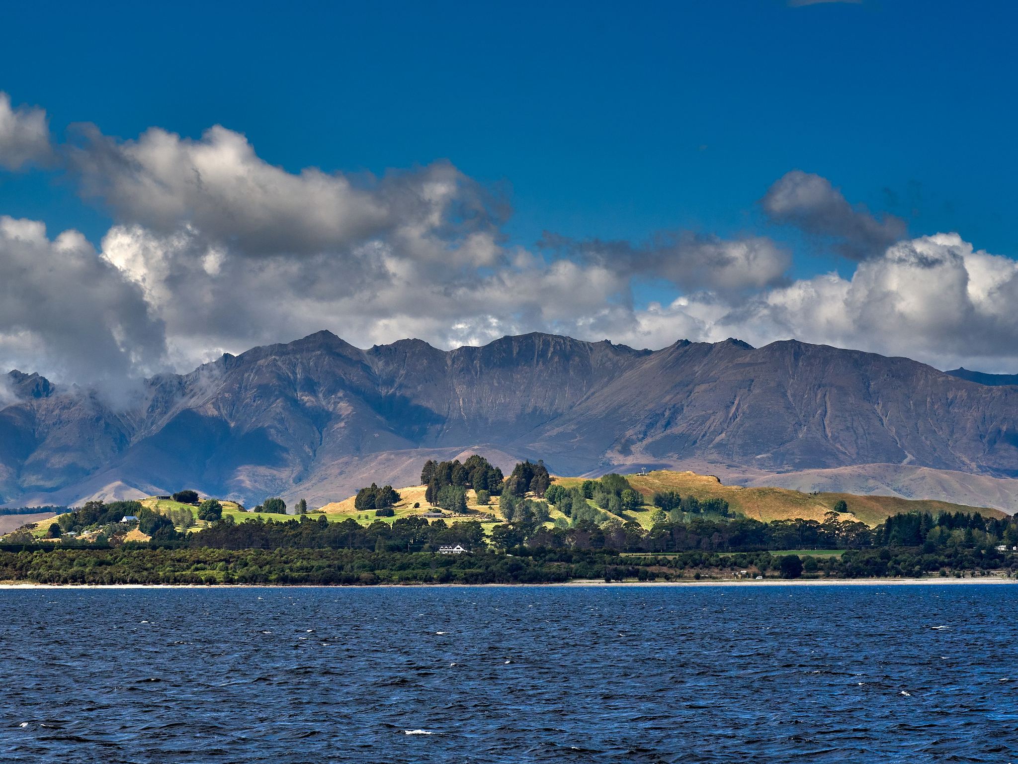 Lake Manapouri Shoreline - Southland, New Zealand