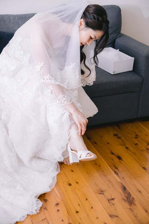 Bride Getting Ready
