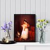 A Timeless Portrait of Motherly Love and Tradition by Raja Ravi Verma