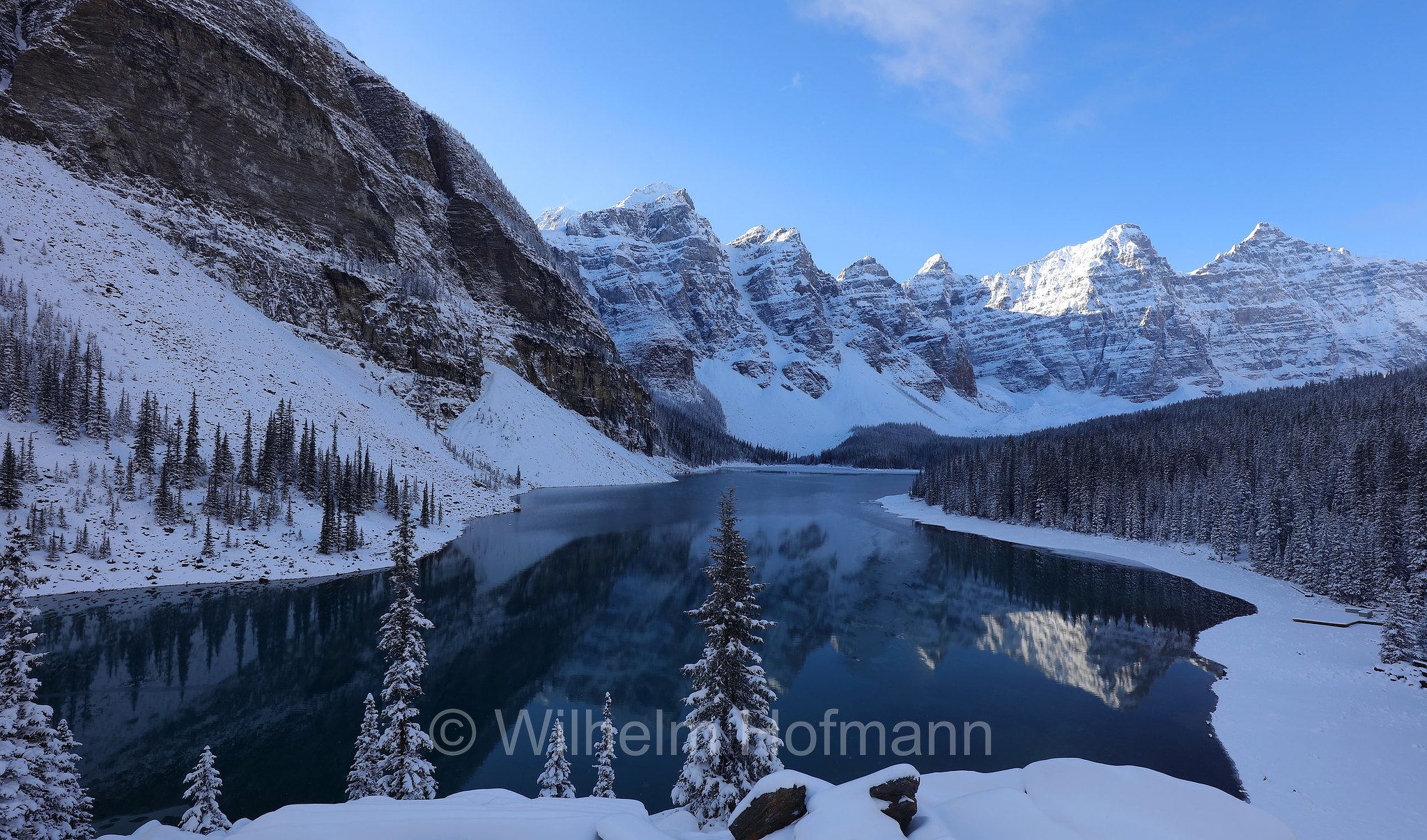 Moraine Lake, Valley of the Ten Peaks, lago Moraine, Banff National Park, Banff-Nationalpark, Parco nazionale Banff, Alberta, Canada, Kanada