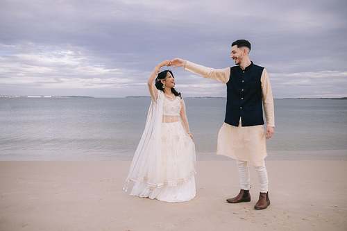 Wedding Photo at Cook Park Rock Jetty, Brighton Le Sands