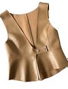 SKINS Odh : The Regent Women's Sleeveless Sheepskin Leather Jacket