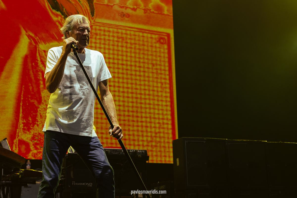 Deep Purple performing live at Telekom Center, Athens 2026. Concert photos by Pavlos Mavridis.