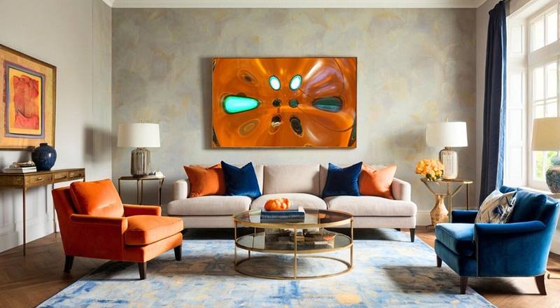 Abstract Art and Decoration: How to Create a Cohesive Color Palette