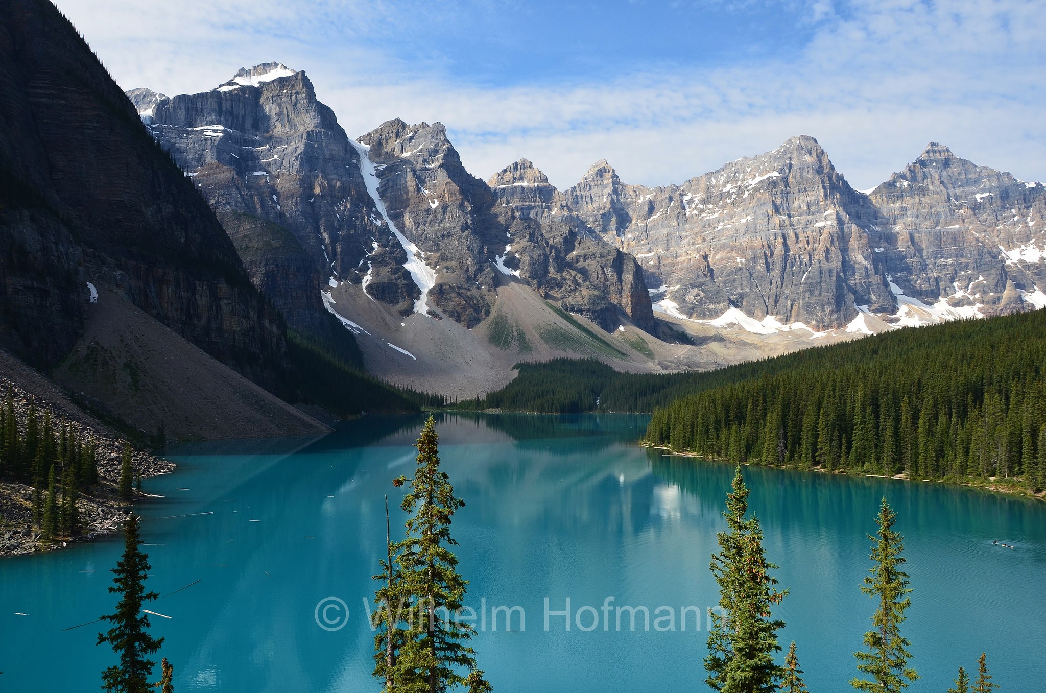 Moraine Lake, Valley of the Ten Peaks, lago Moraine, Banff National Park, Banff-Nationalpark, Parco nazionale Banff, Alberta, Canada, Kanada