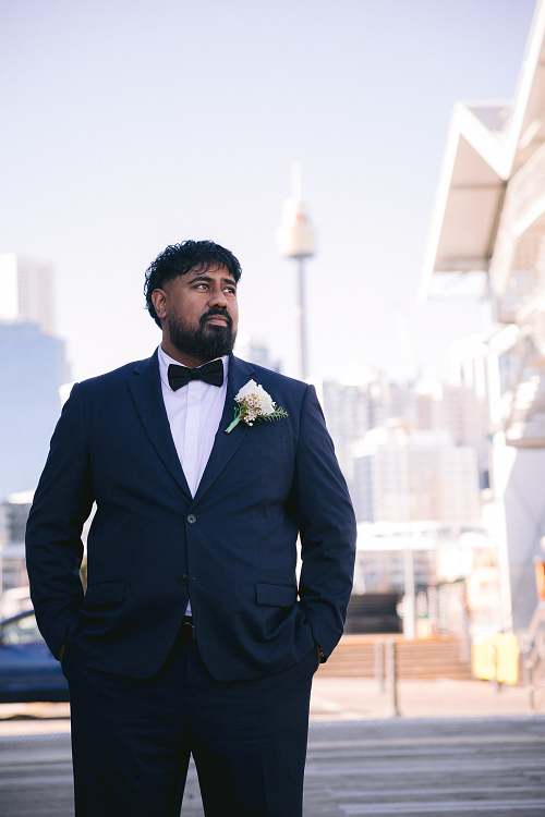 Bride and Groom's First Look