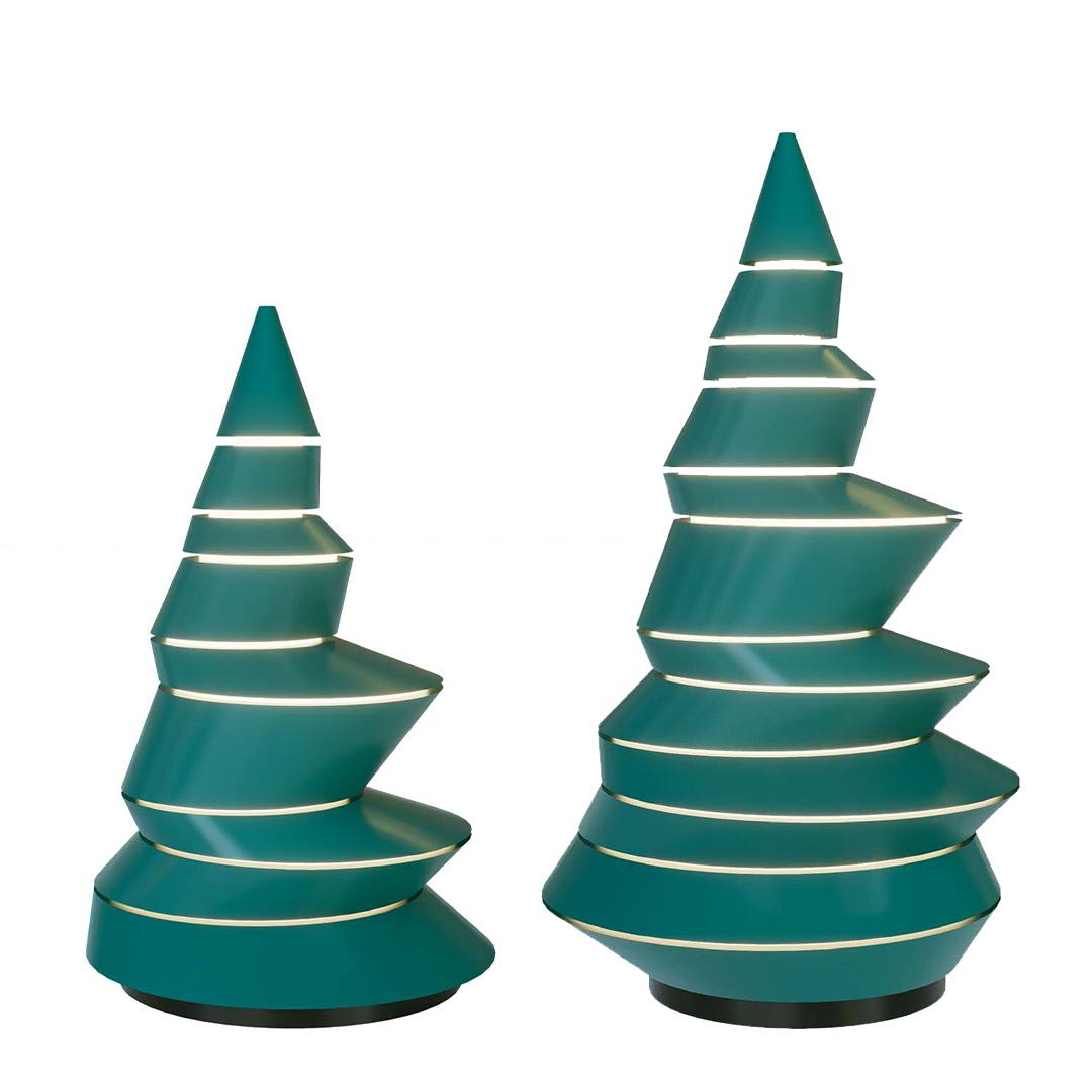 3d design contemporary christmas sculpture luxury hospitality project