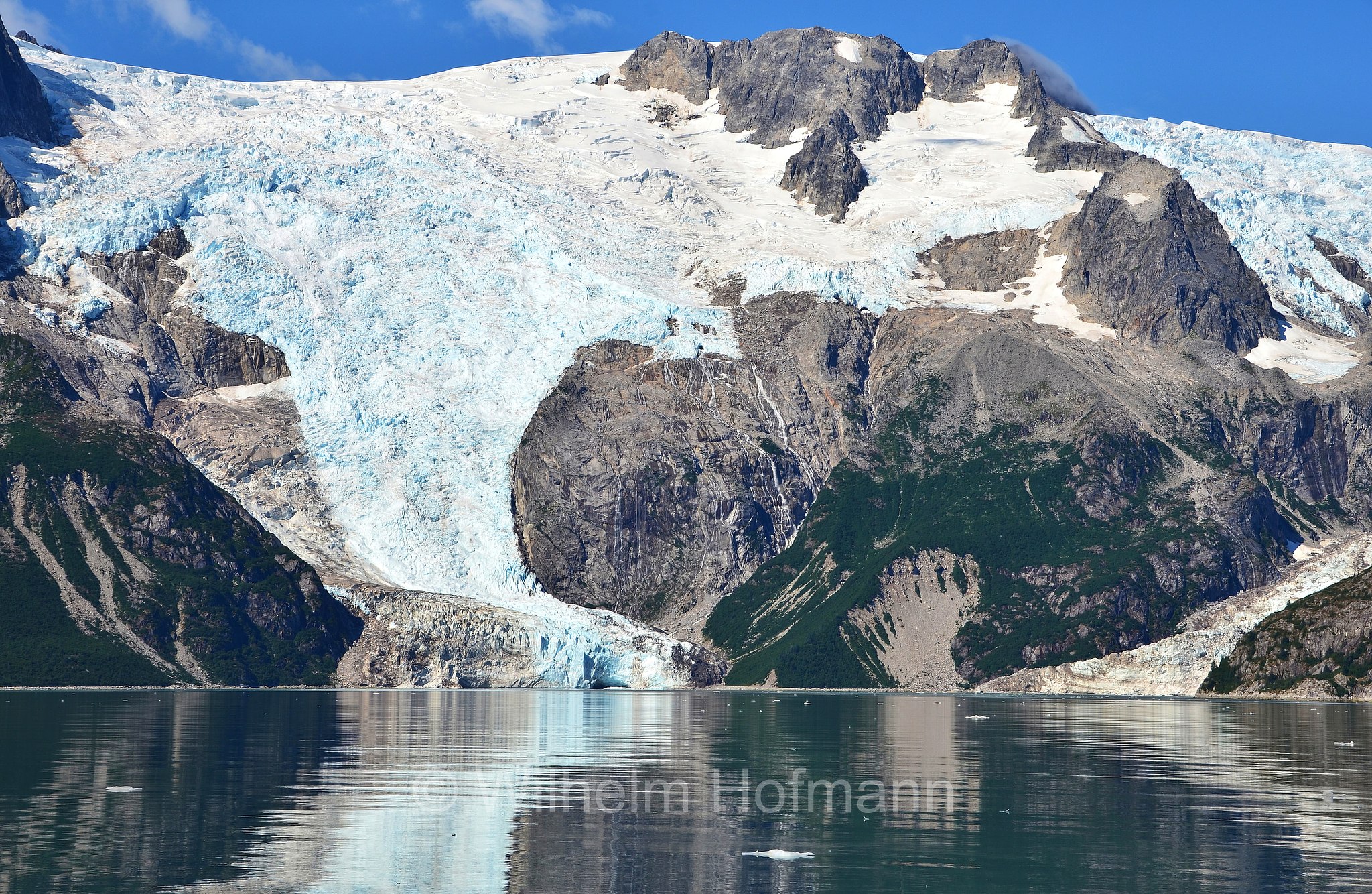Harding Icefield, Northwestern Lagoon, Kenai Fjords National Park, Kenai-Fjords-Nationalpark, Parco nazionale dei Fiordi di Kenai, Alaska, USA