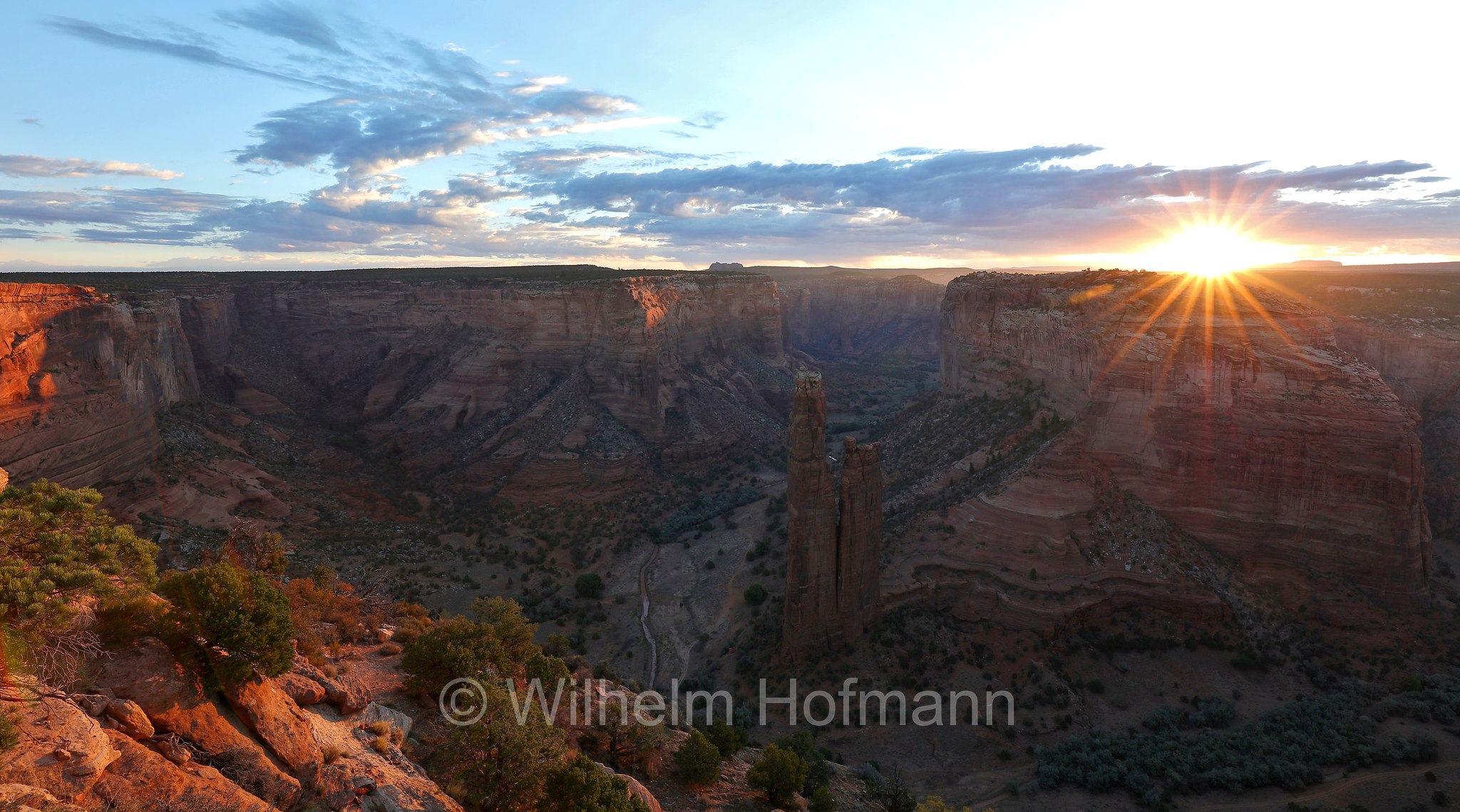 Spider Rock, Canyon de Chelly, Canyon de Chelly National Monument, Arizona, USA