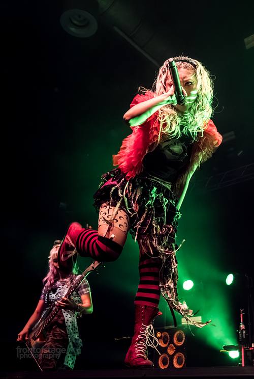 Die japanische Metalcore-Band HANABIE in Huxleys Neue Welt, Berlin