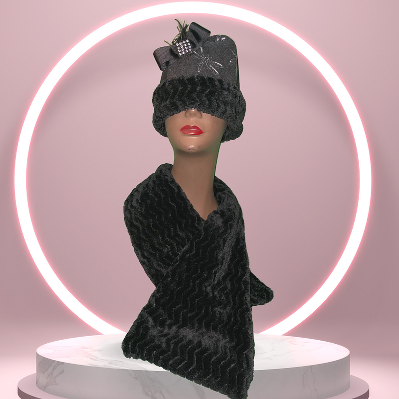 Dragonfly Hat & Scarf Set