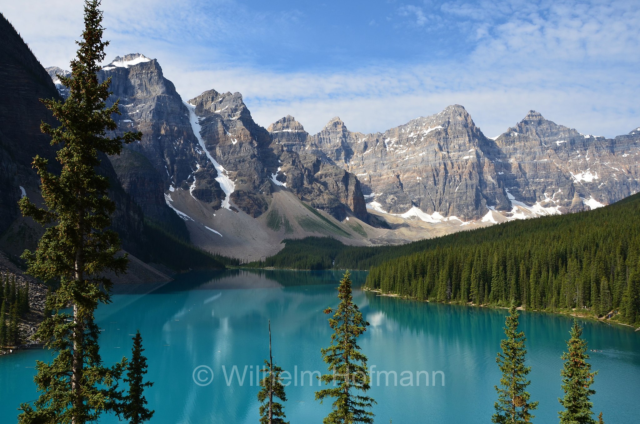 Moraine Lake, Valley of the Ten Peaks, lago Moraine, Banff National Park, Banff-Nationalpark, Parco nazionale Banff, Alberta, Canada, Kanada