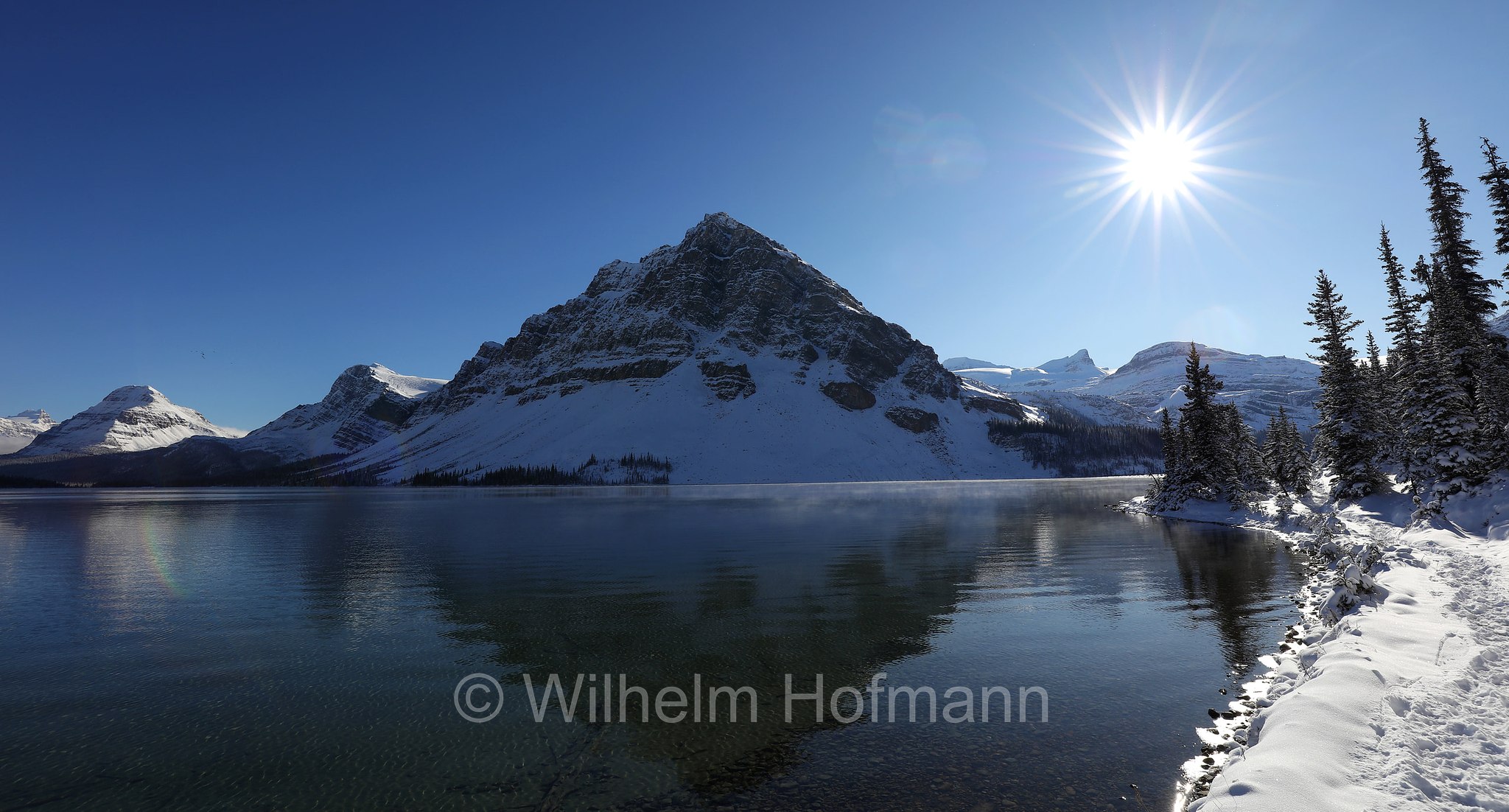 Bow Lake, Banff National Park, Banff-Nationalpark, Parco nazionale Banff, Alberta, Canada, Kanada