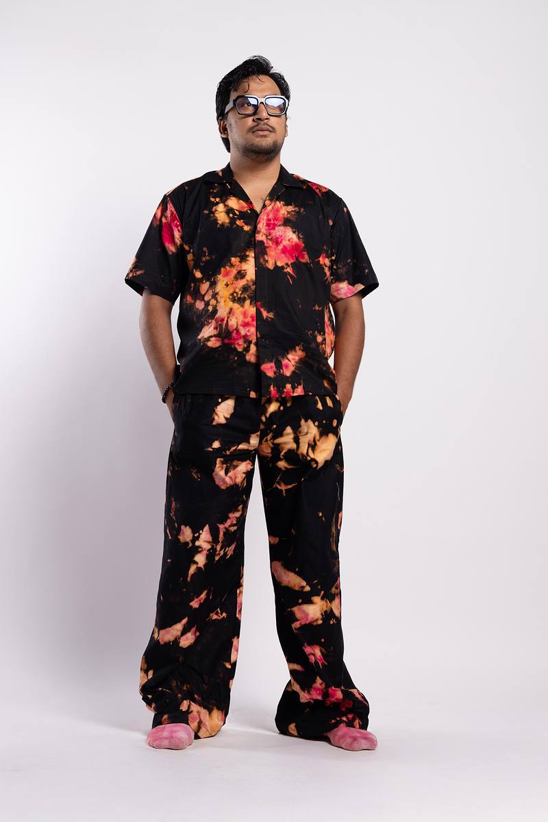 Cotton Twill Trousers - Eclipse Night