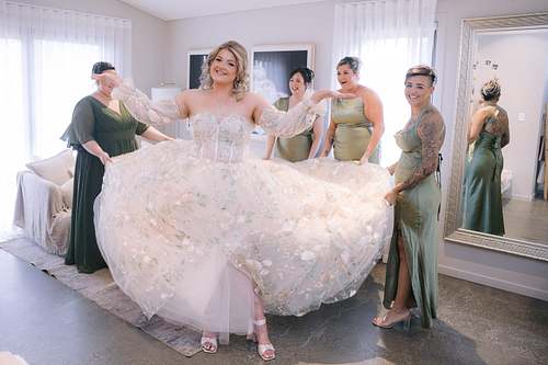 Bride Getting Ready