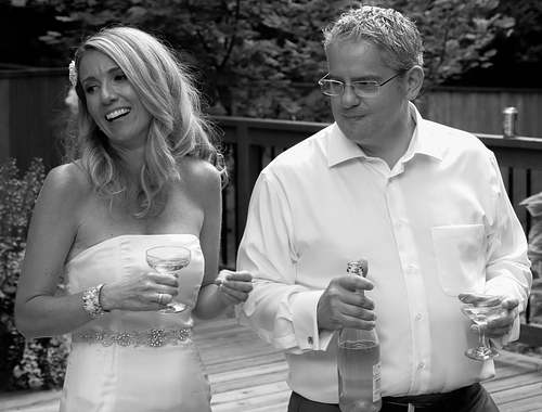 First Drink As Man And Wife