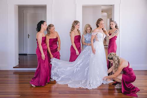 Bride Getting Ready
