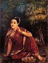 Radha in Moonlight – A Timeless Masterpiece by Raja Ravi Varma