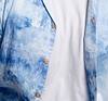 Cuban Collar Shirt - Summer Sky