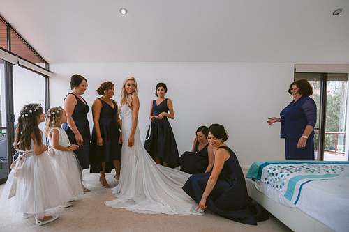 Bride Getting Ready