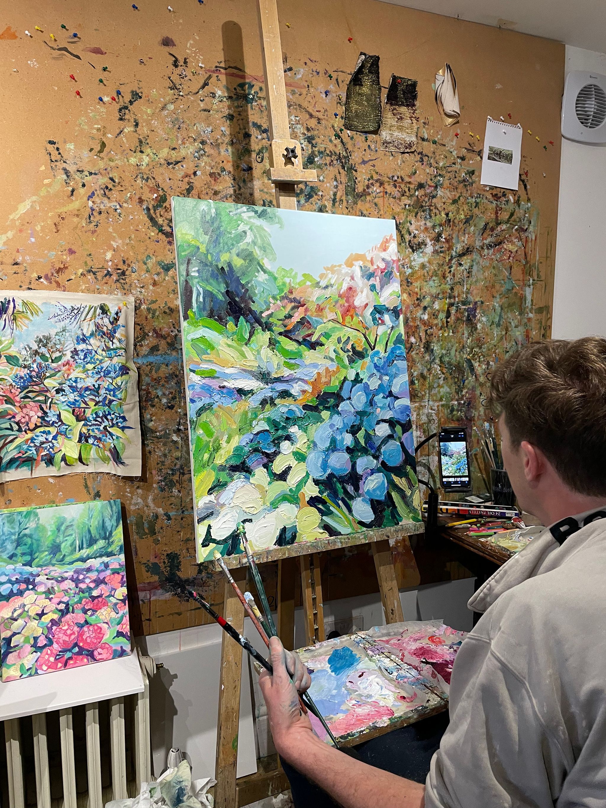 Commission work by Adam Halls - Textile Artist and Painter