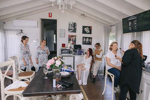 Bride Getting Ready