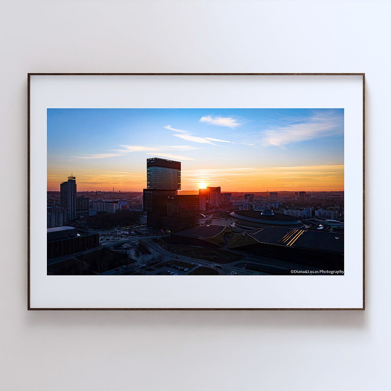 THE ONE - AERIAL PRINTS - "The Sun Sets Behind" - LIMITED EDITION 4 of 5