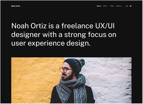UX design portfolio templates
