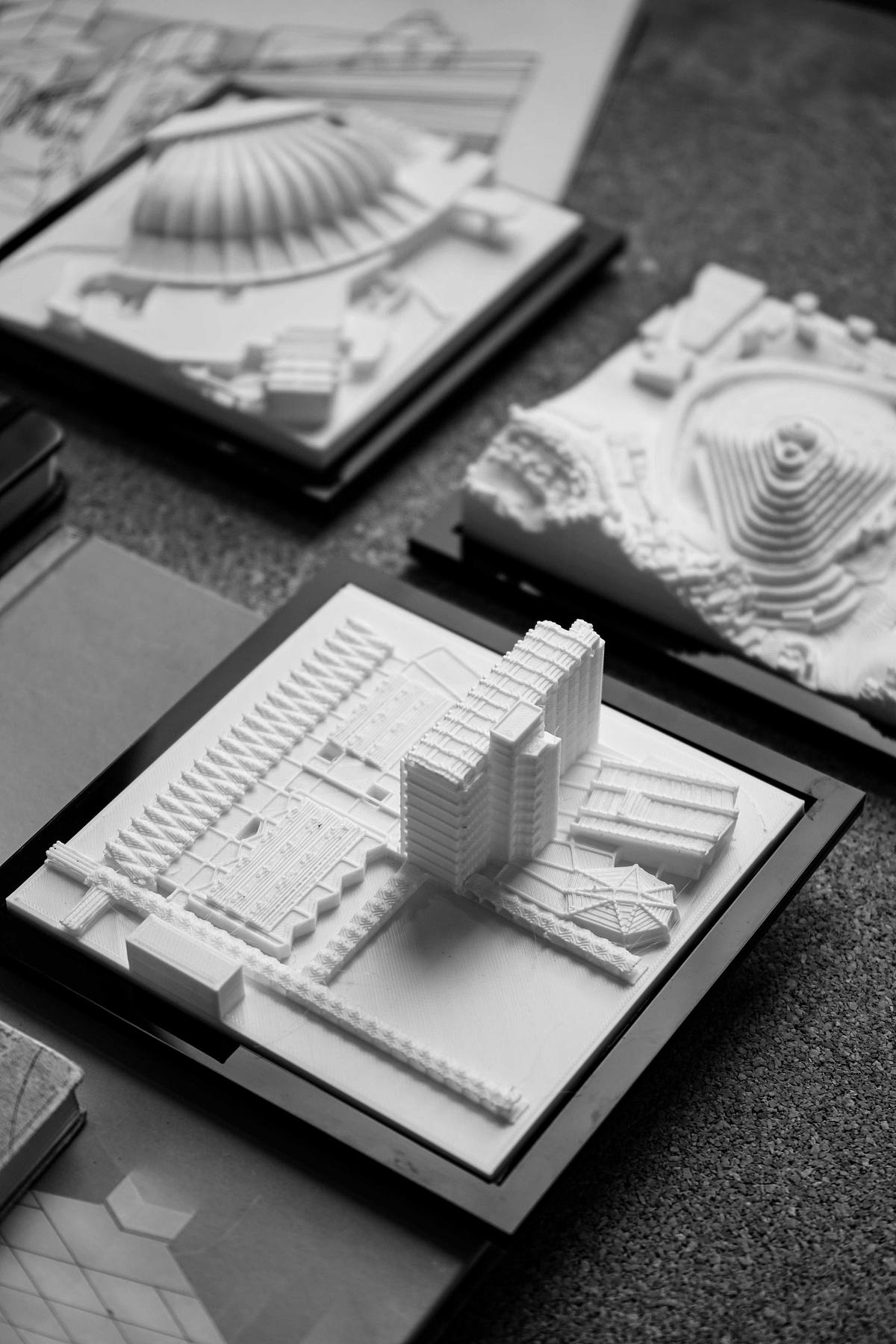 showroom fillamento modelos impresion 3d arquitectura ciudad caracas