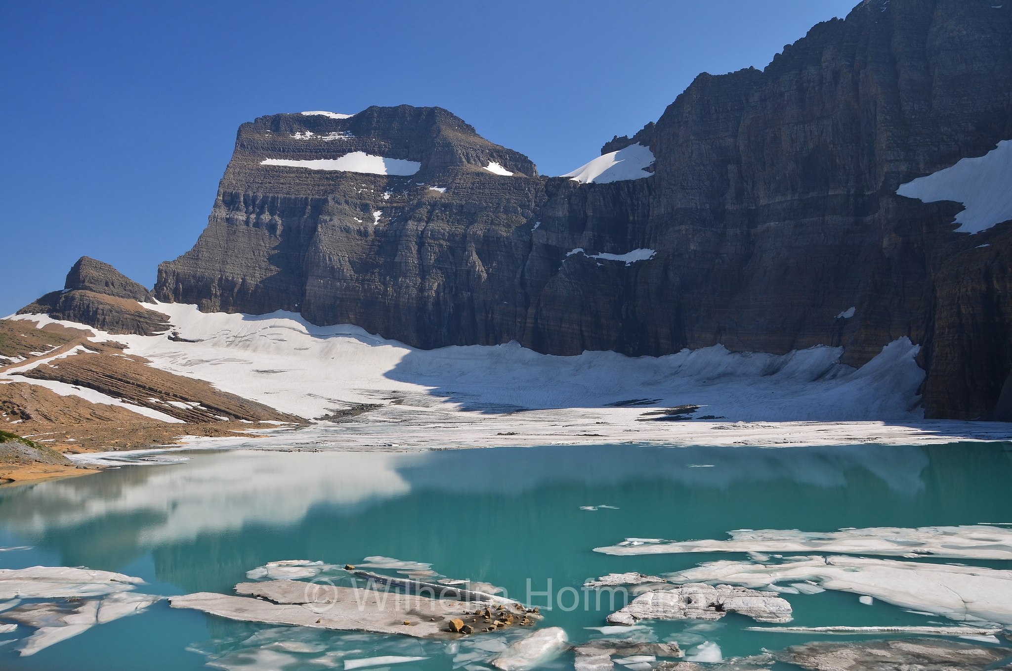Upper Grinnell Lake, Glacier National Park, Glacier-Nationalpark, parco nazionale dei ghiacciai, Montana, USA