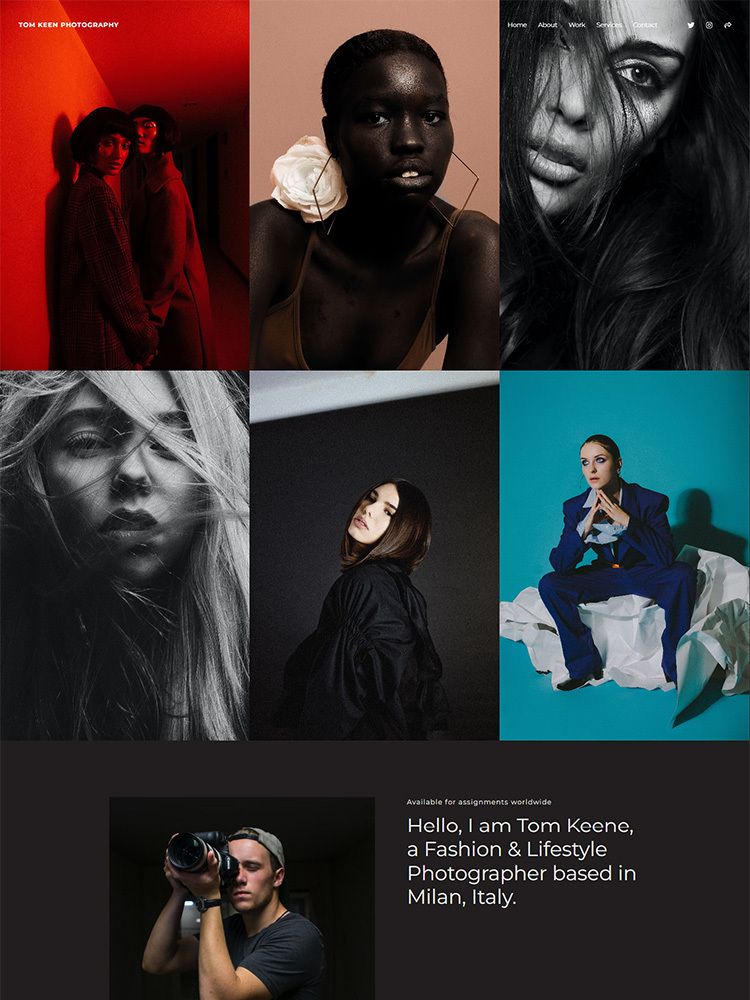 Revel &mdash; Pixpa website template